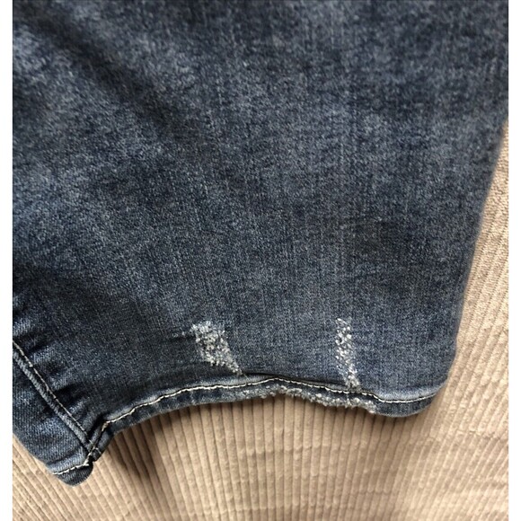Inc Womens Denim Jeans Size 16 Straight Leg Regular Fit Distressed - Picture 4 of 16